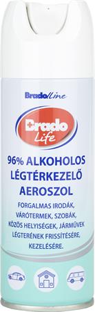 Légtérkezelő aeroszol alkoholos 200 ml BRADOLIFE