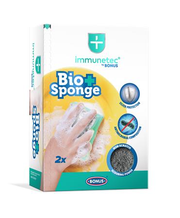 Mosogatószivacs 2 db BONUS  Bio Sponge Immunetec